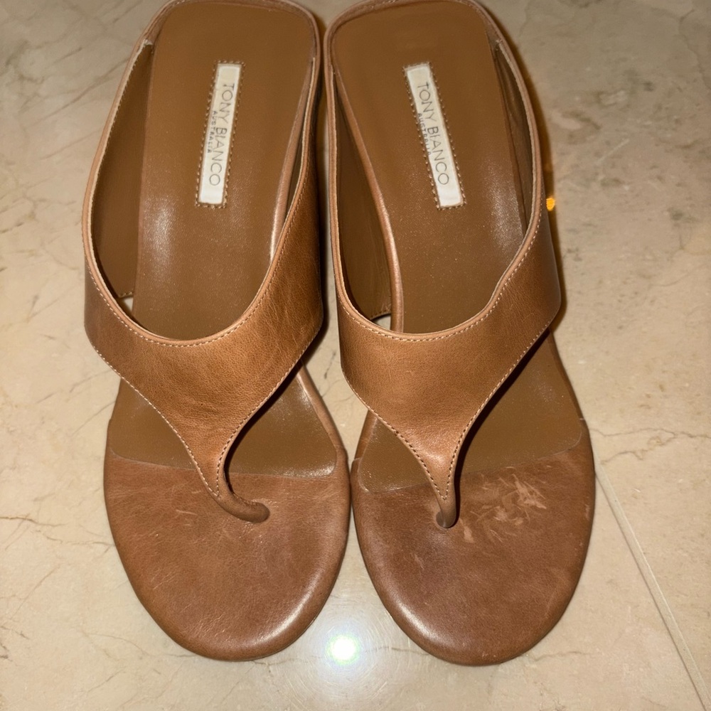 Tony Bianco Women's Brown Leather Sandals